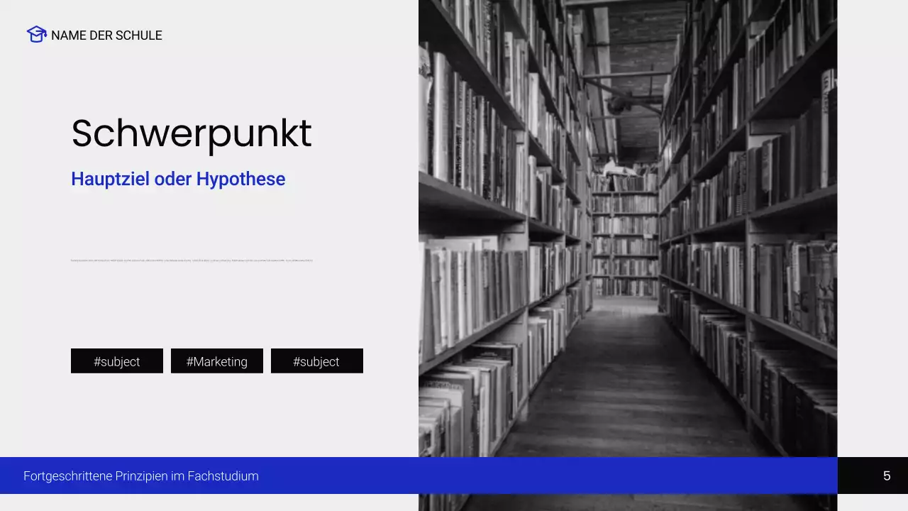 Schwarzer Kurs für moderne Bildung