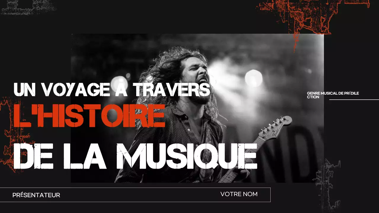 présentation de la musique rétro noire