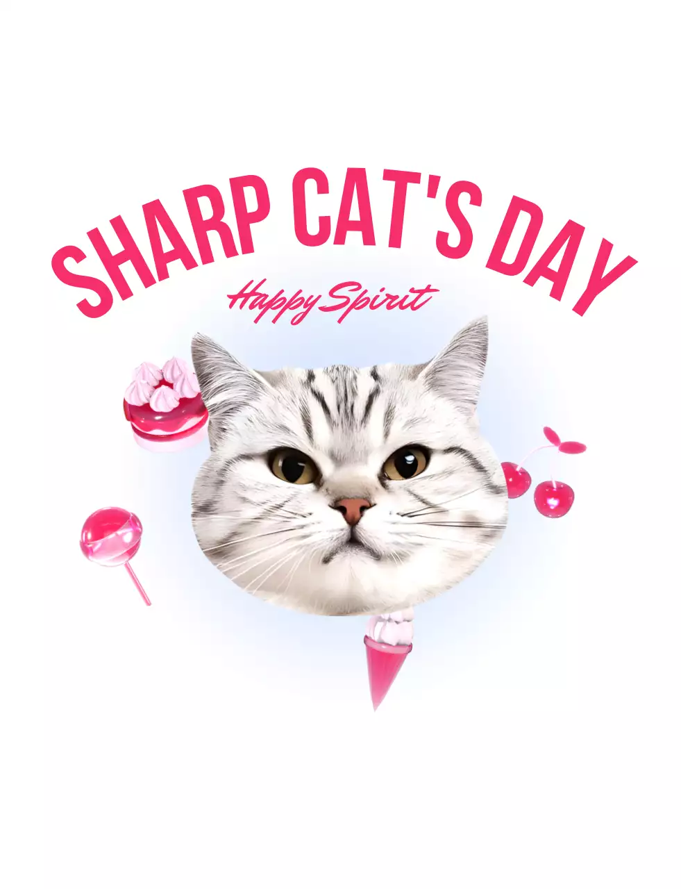 ピンク色のキッチュな オーバーサイズ ティーシャツ グッズ