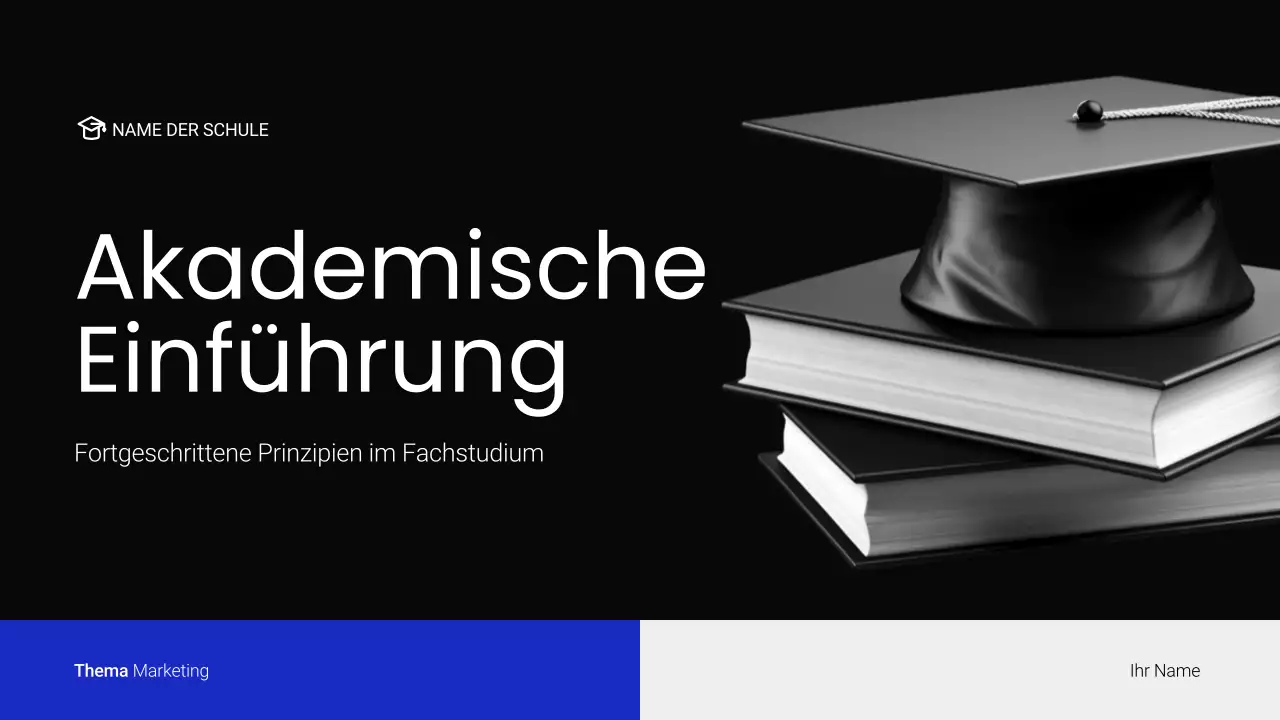 Schwarzer Kurs für moderne Bildung