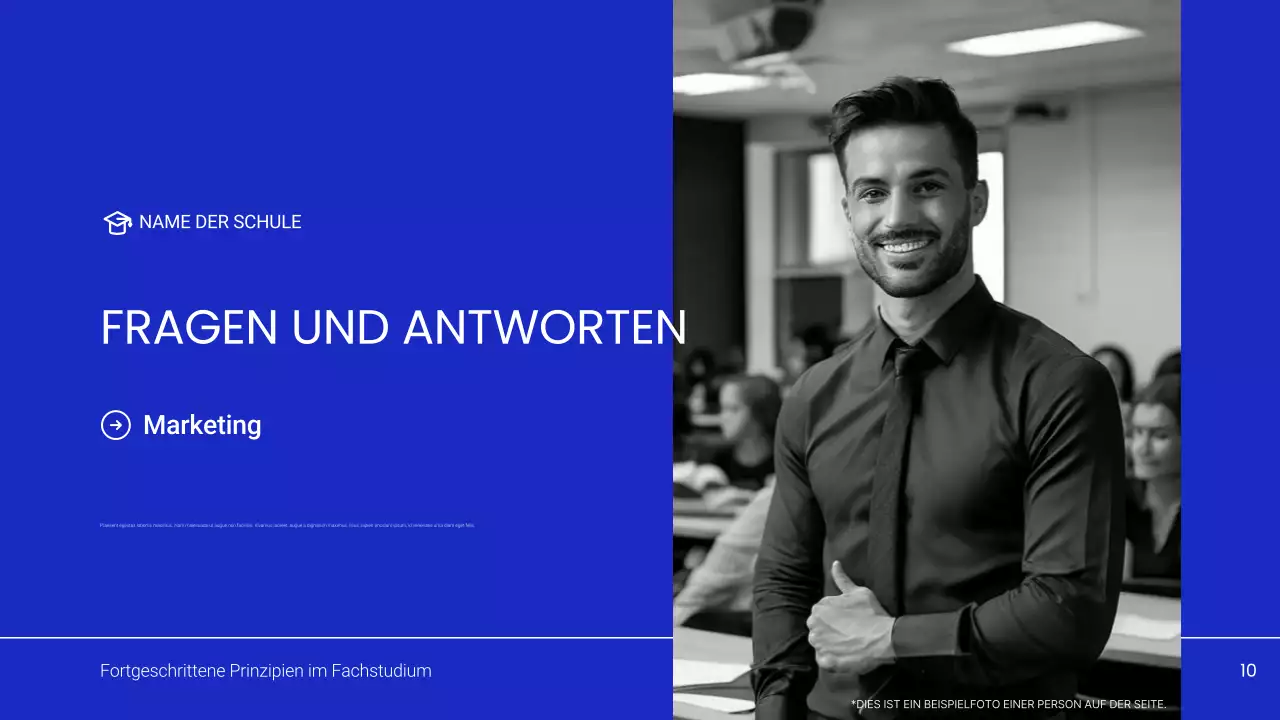 Schwarzer Kurs für moderne Bildung