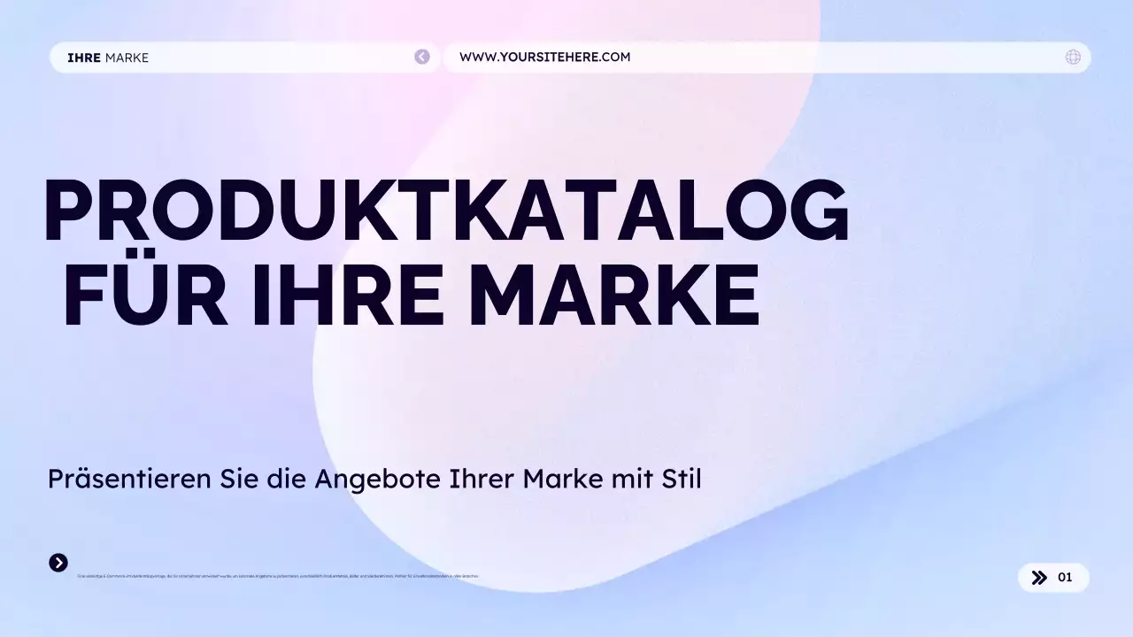 Produktkatalog für Ihre Marke