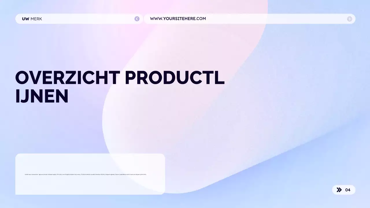 Productcatalogus voor uw merk