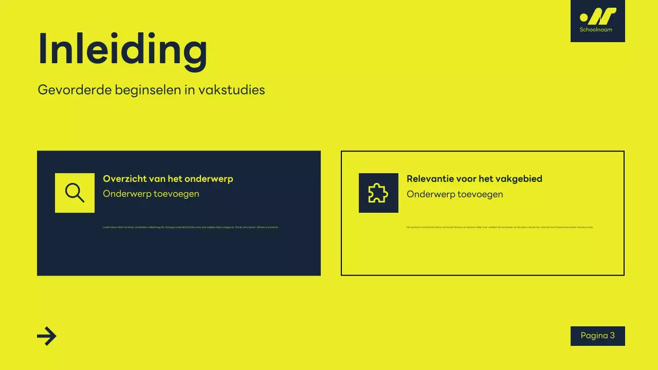 gele moderne academische lezing