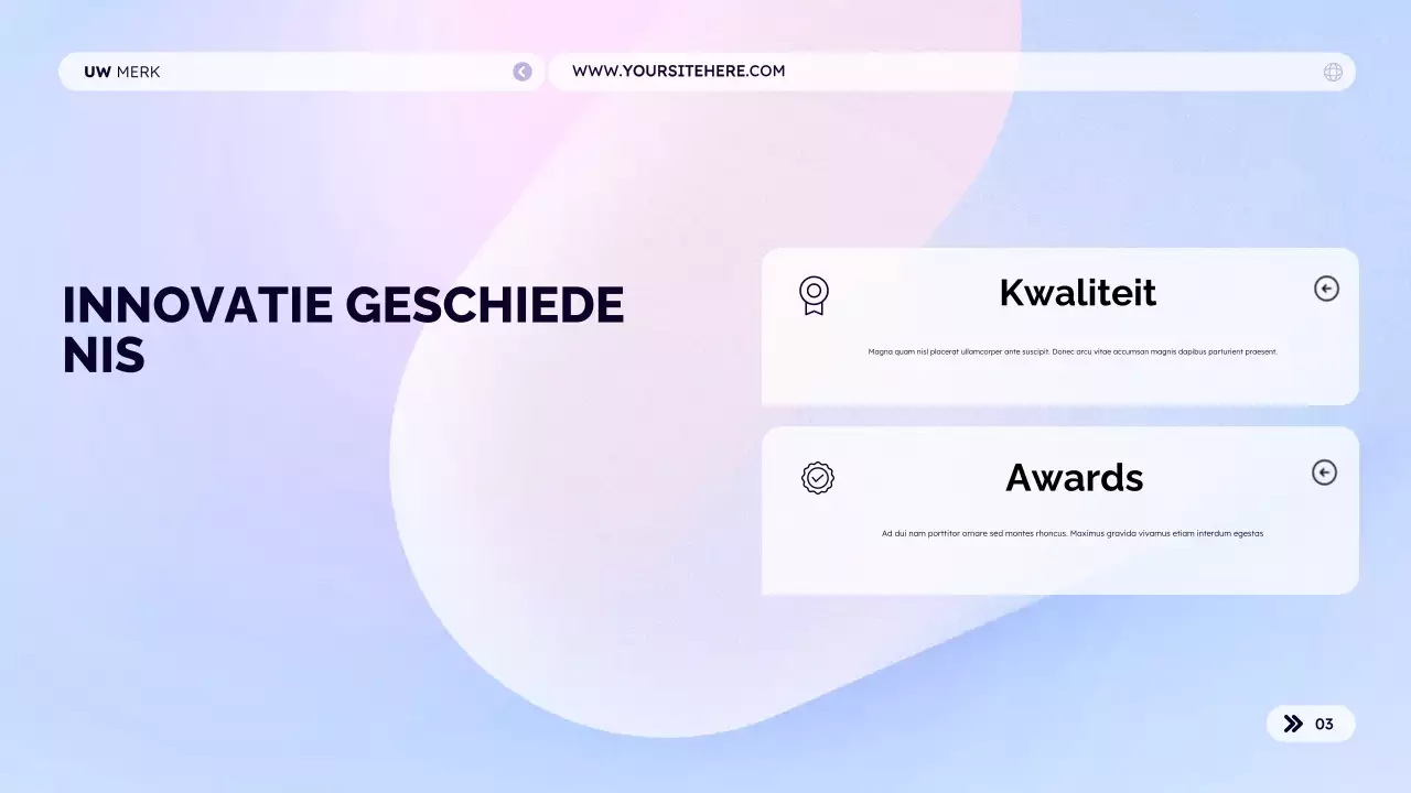 Productcatalogus voor uw merk