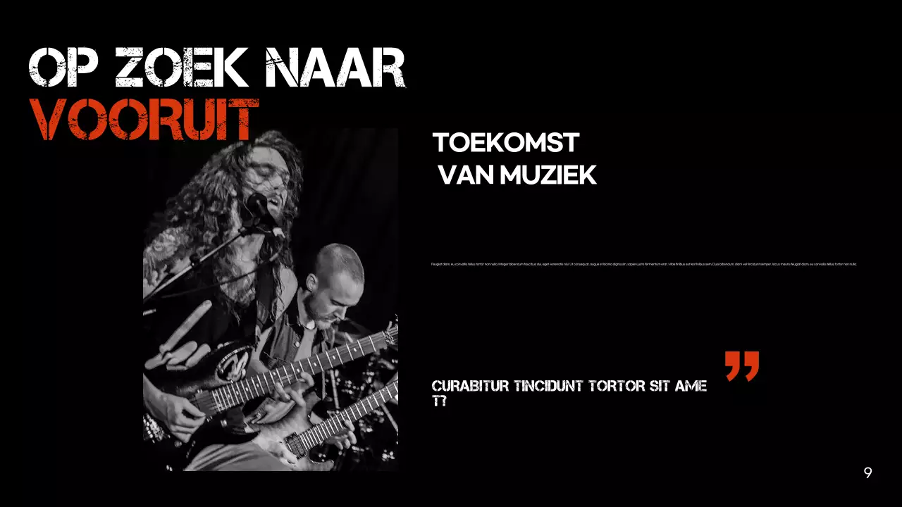 zwarte retro muziekpresentatie