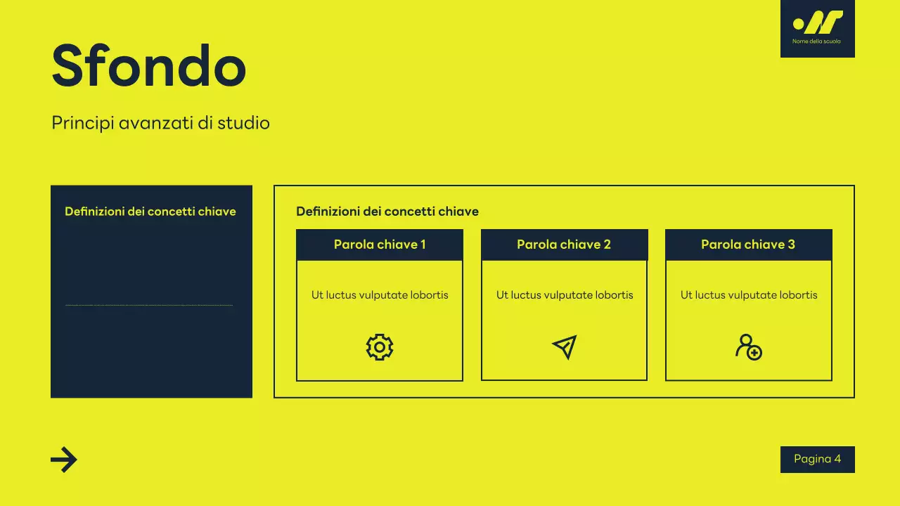 giallo moderno lezione accademica