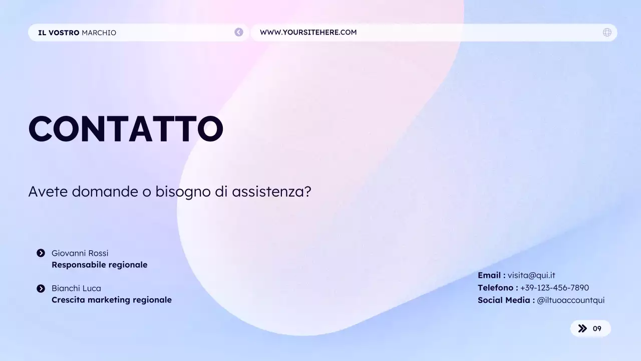 Catalogo dei prodotti per il vostro marchio