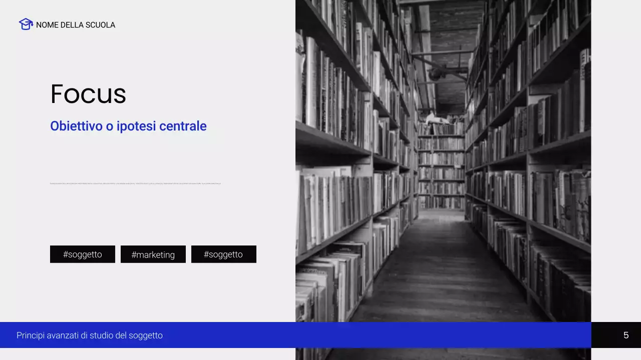 corso di educazione moderna al nero