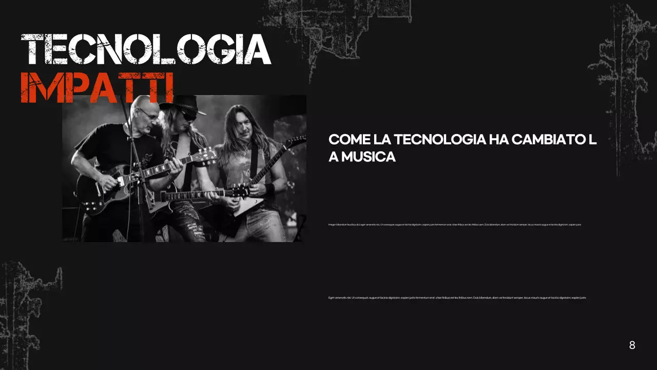 presentazione della musica nera retrò