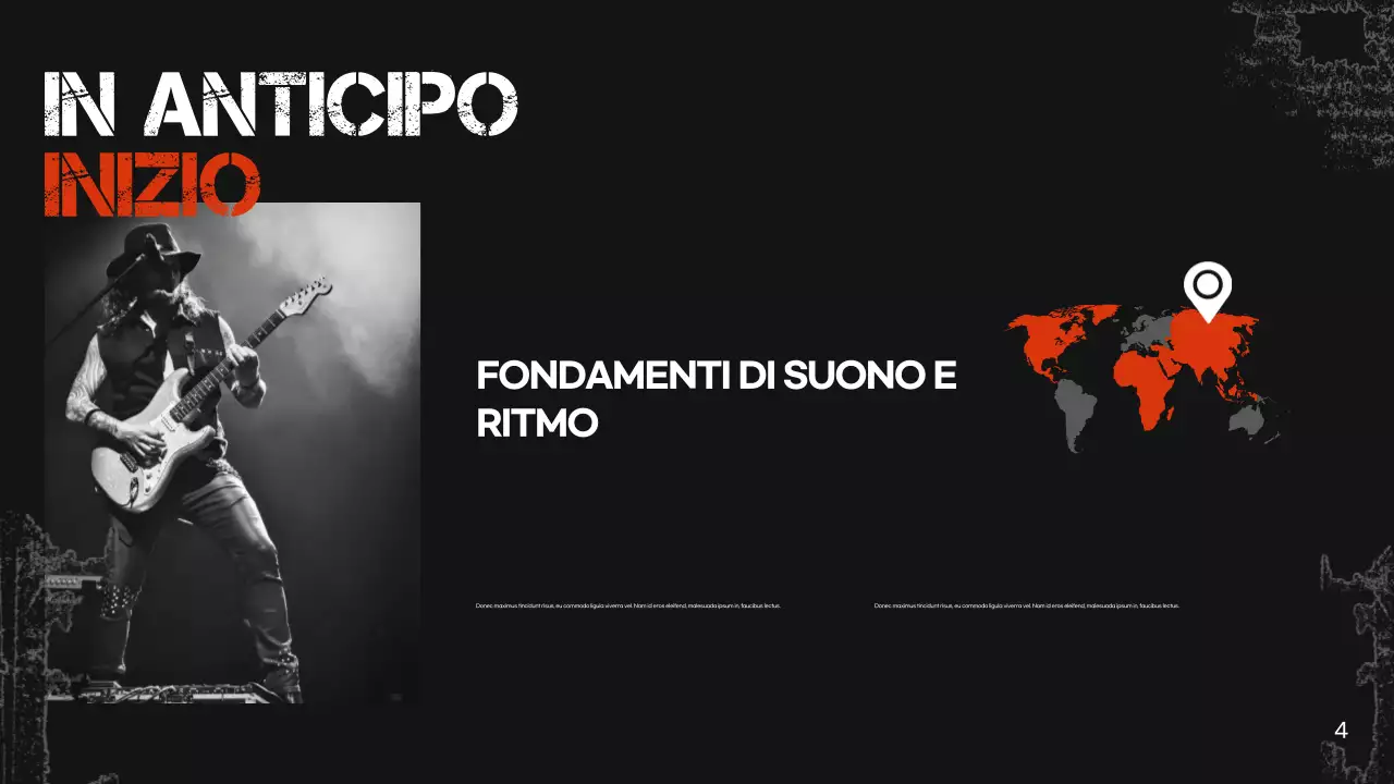 presentazione della musica nera retrò