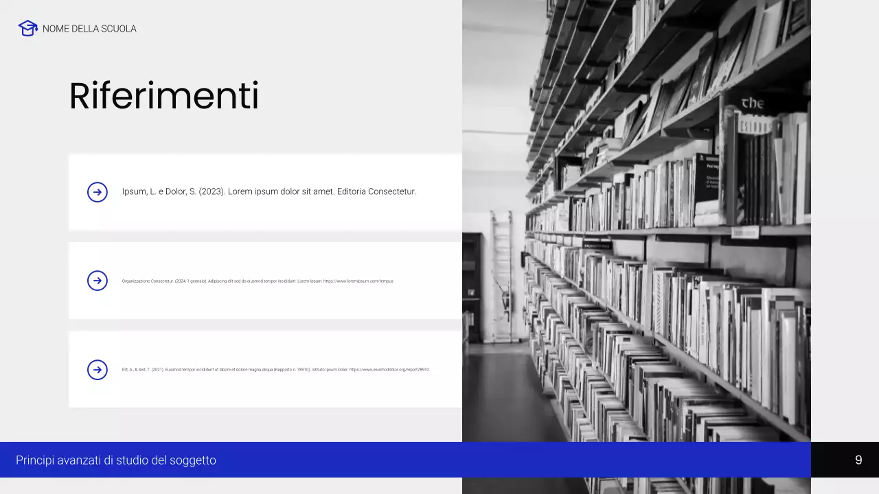 corso di educazione moderna al nero