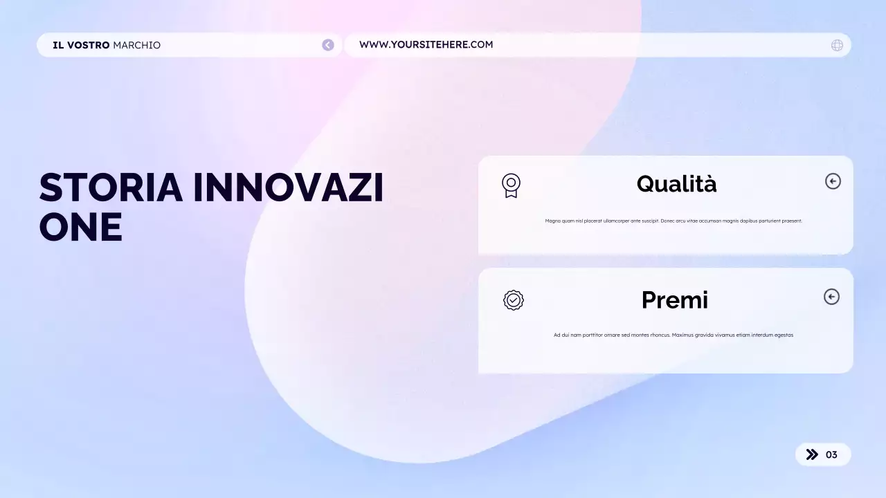 Catalogo dei prodotti per il vostro marchio