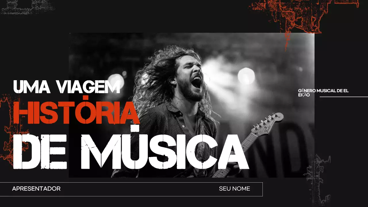 apresentação de música retro negra