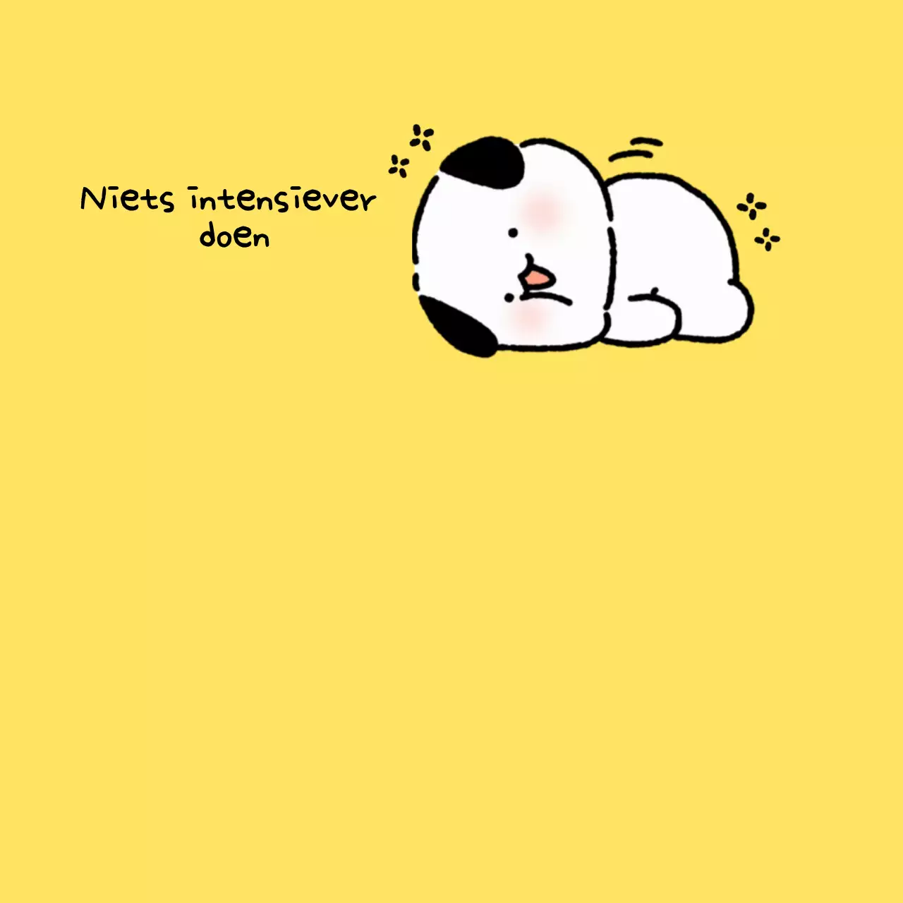 Wit notitieblok met schattig karakter