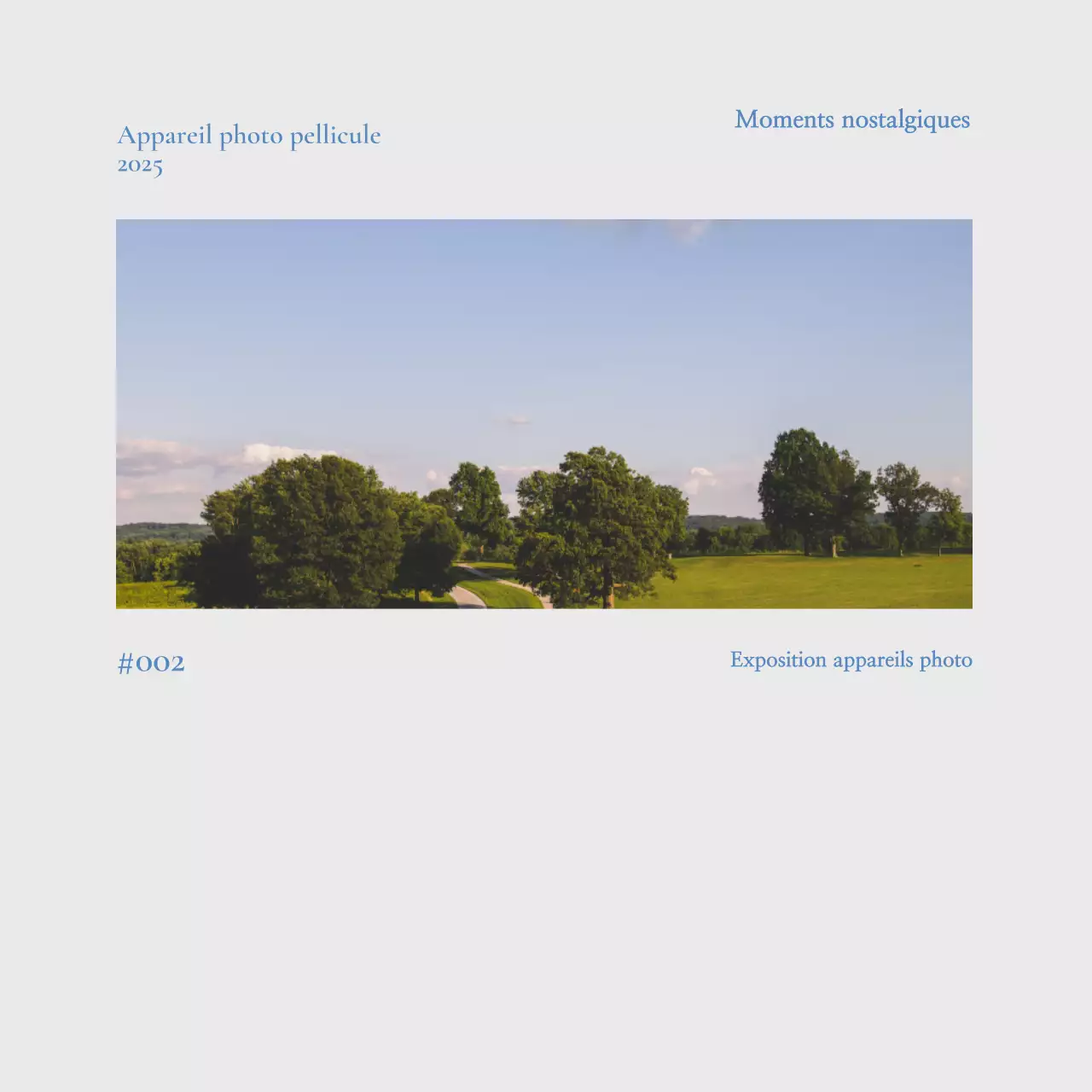 Pastel Minimal Guide de l'exposition