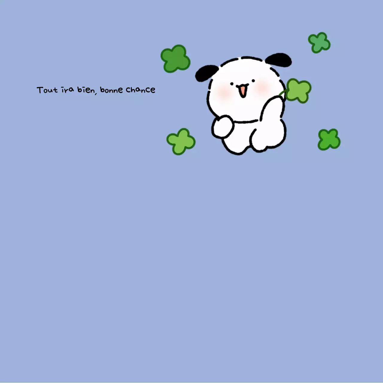 Bloc-notes blanc à personnages mignons