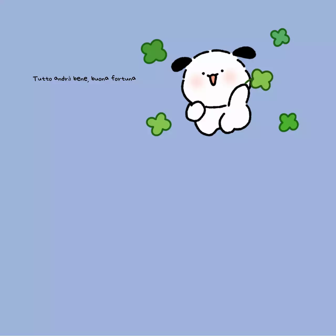 Blocco note bianco con personaggi simpatici