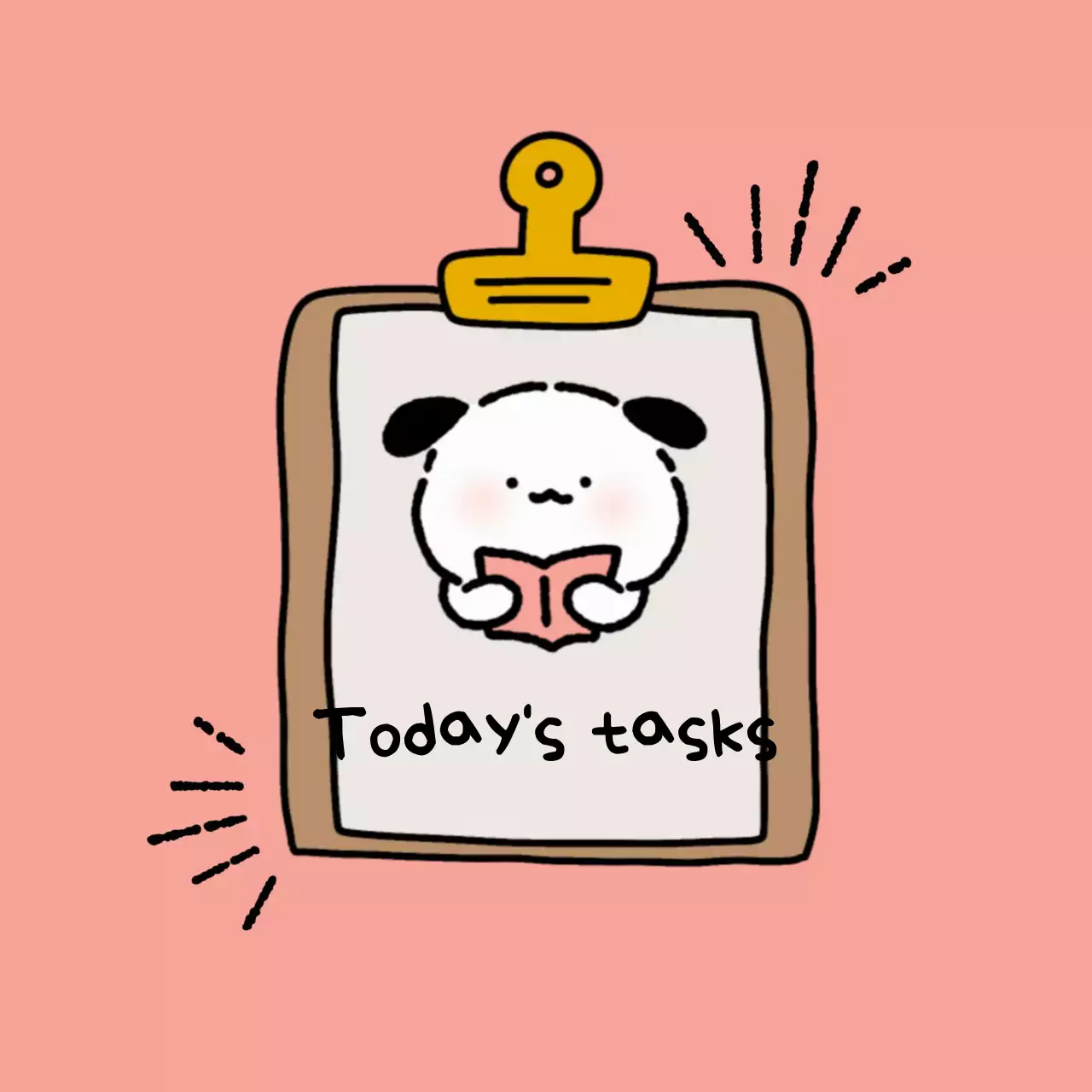 Buku catatan karakter yang lucu