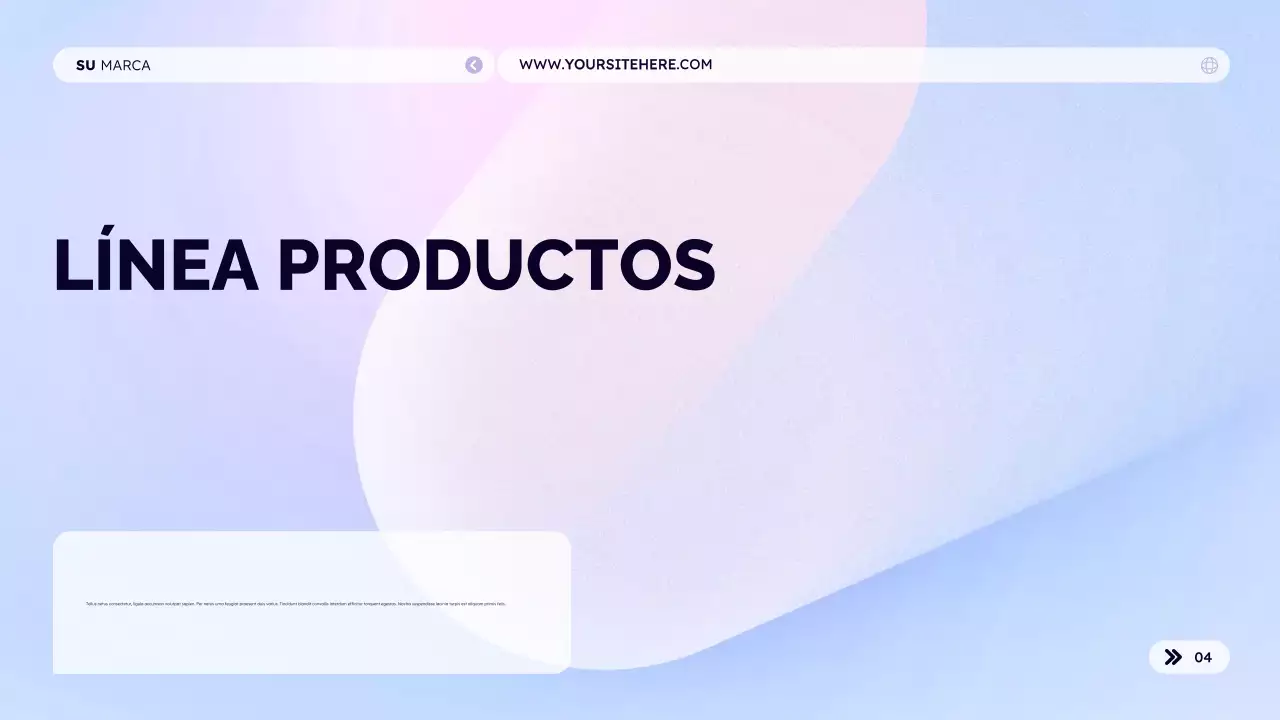 Catálogo de productos para su marca