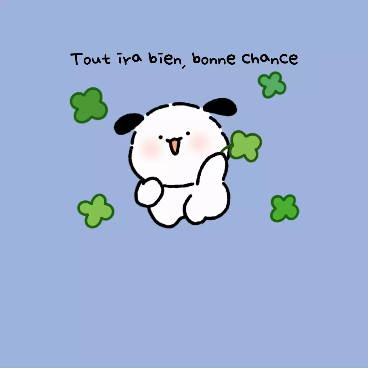 Bloc-notes blanc à personnages mignons