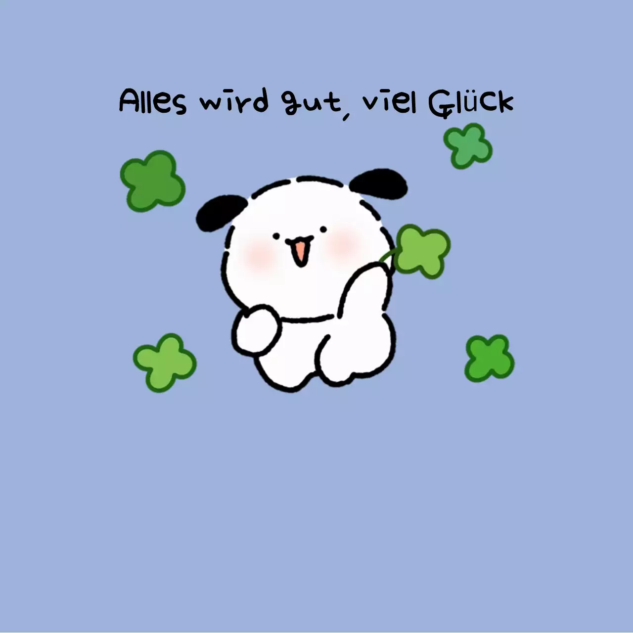 Weißer Notizblock mit niedlichem Charakter