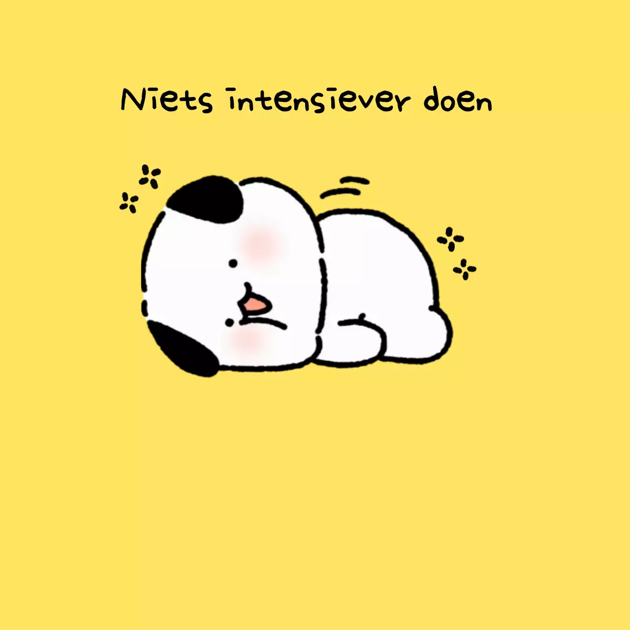 Wit notitieblok met schattig karakter