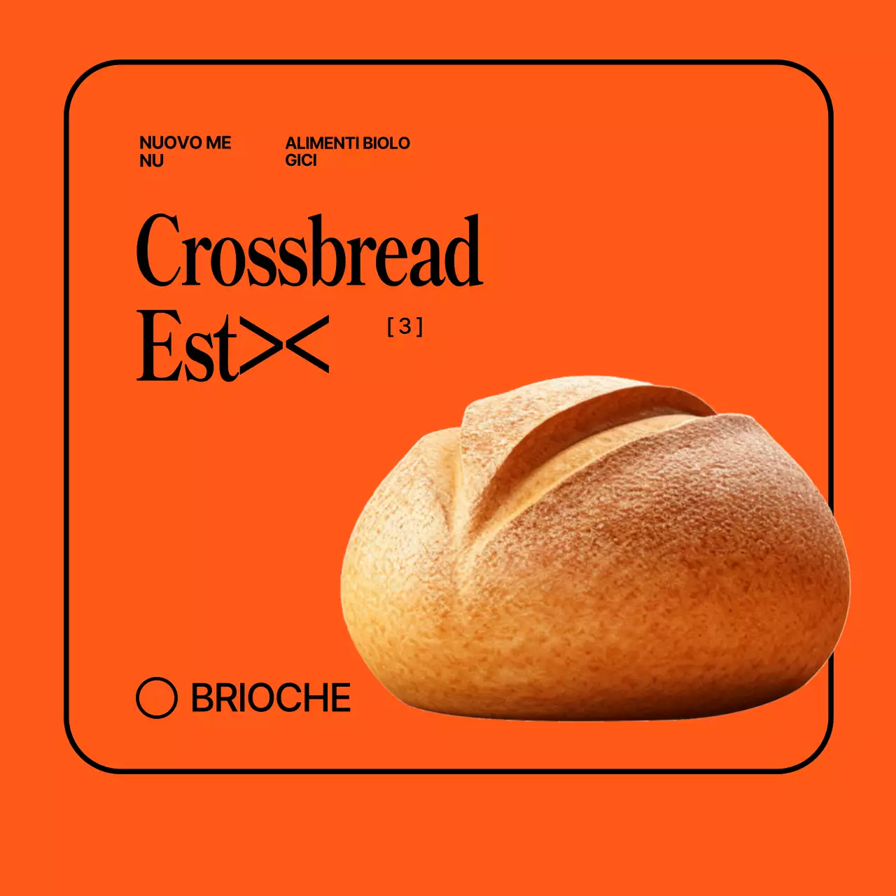 Promuovere un caffè arancione minimalista