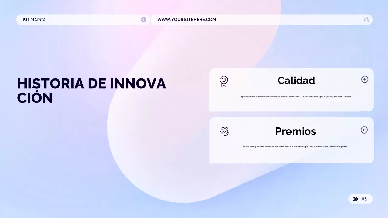 Catálogo de productos para su marca