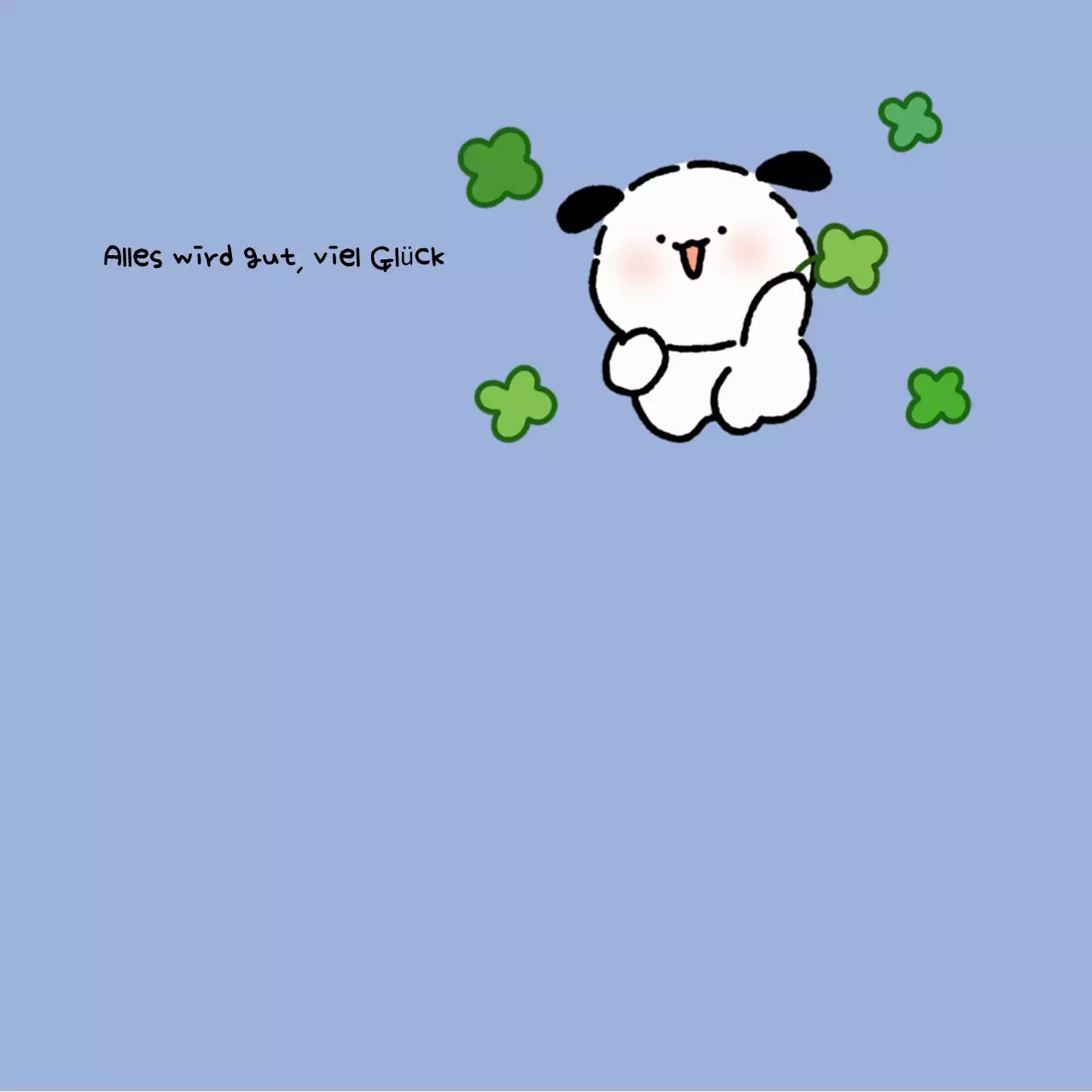 Weißer Notizblock mit niedlichem Charakter