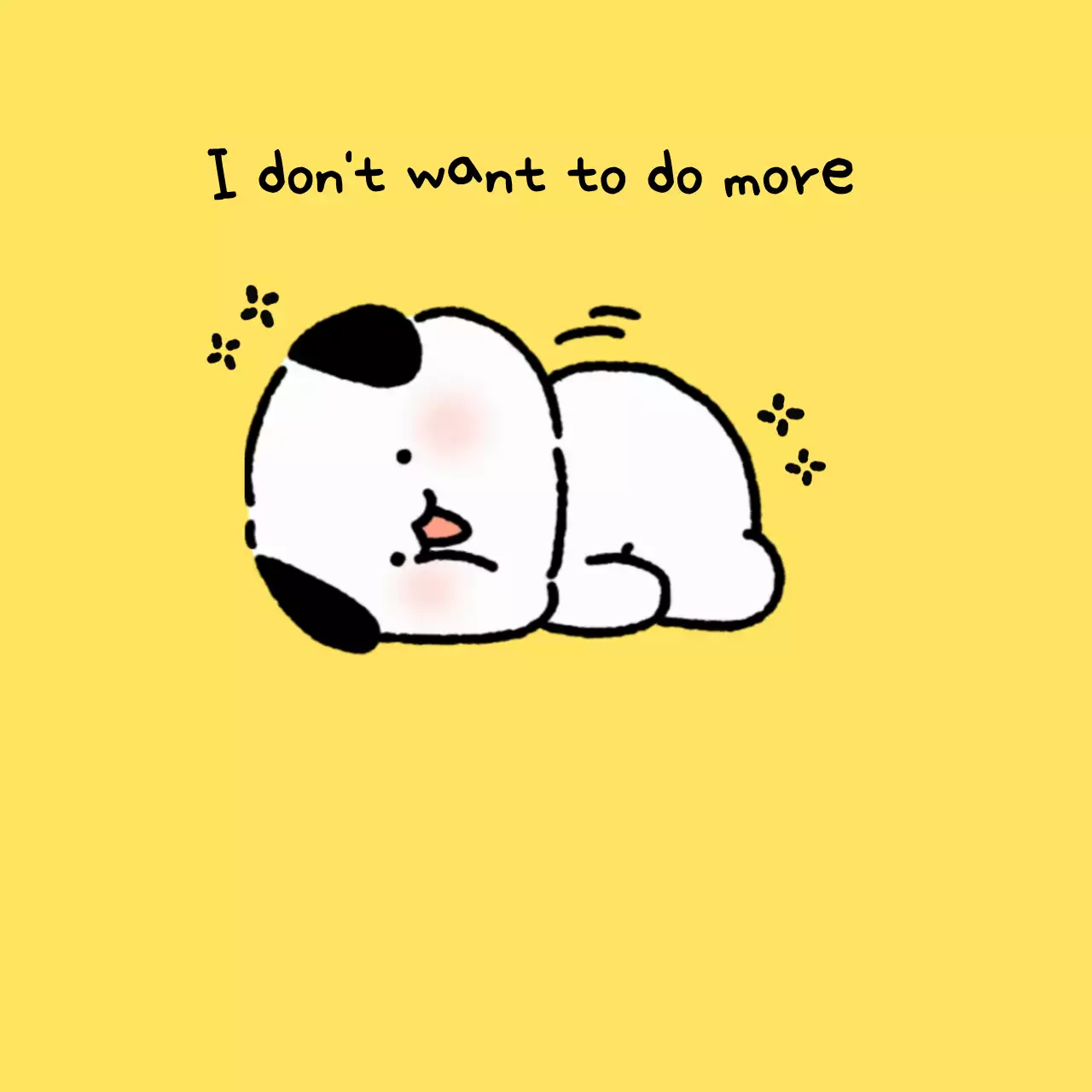 Notepad karakter putih yang lucu