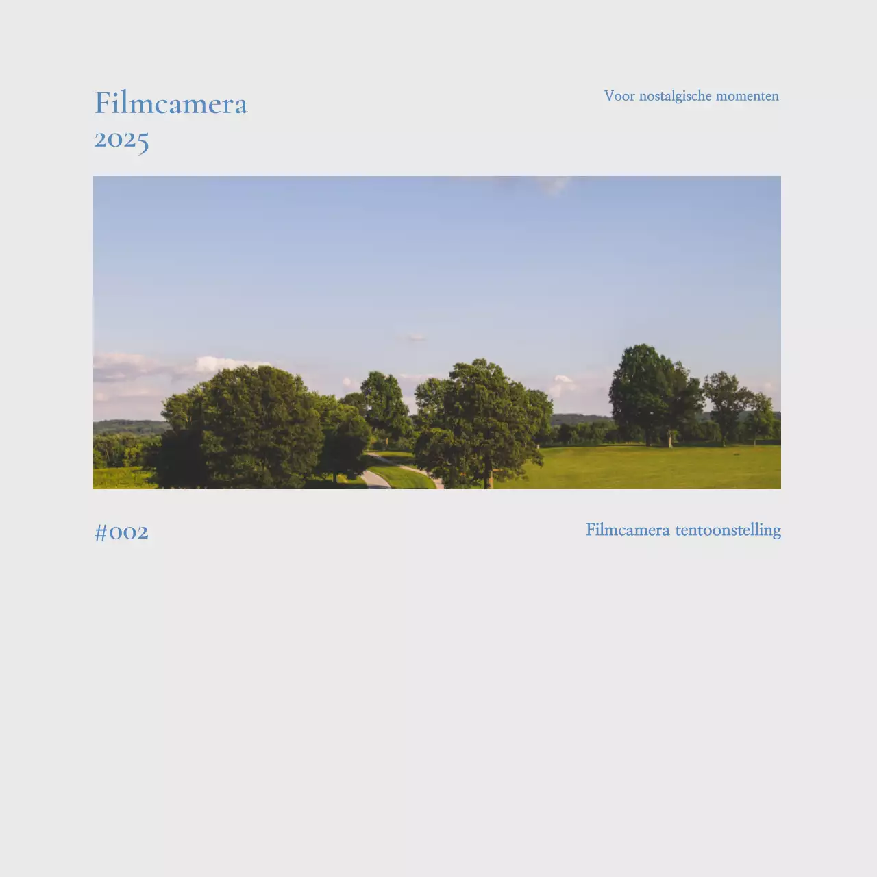 Pastel Minimal Tentoonstellingsgids