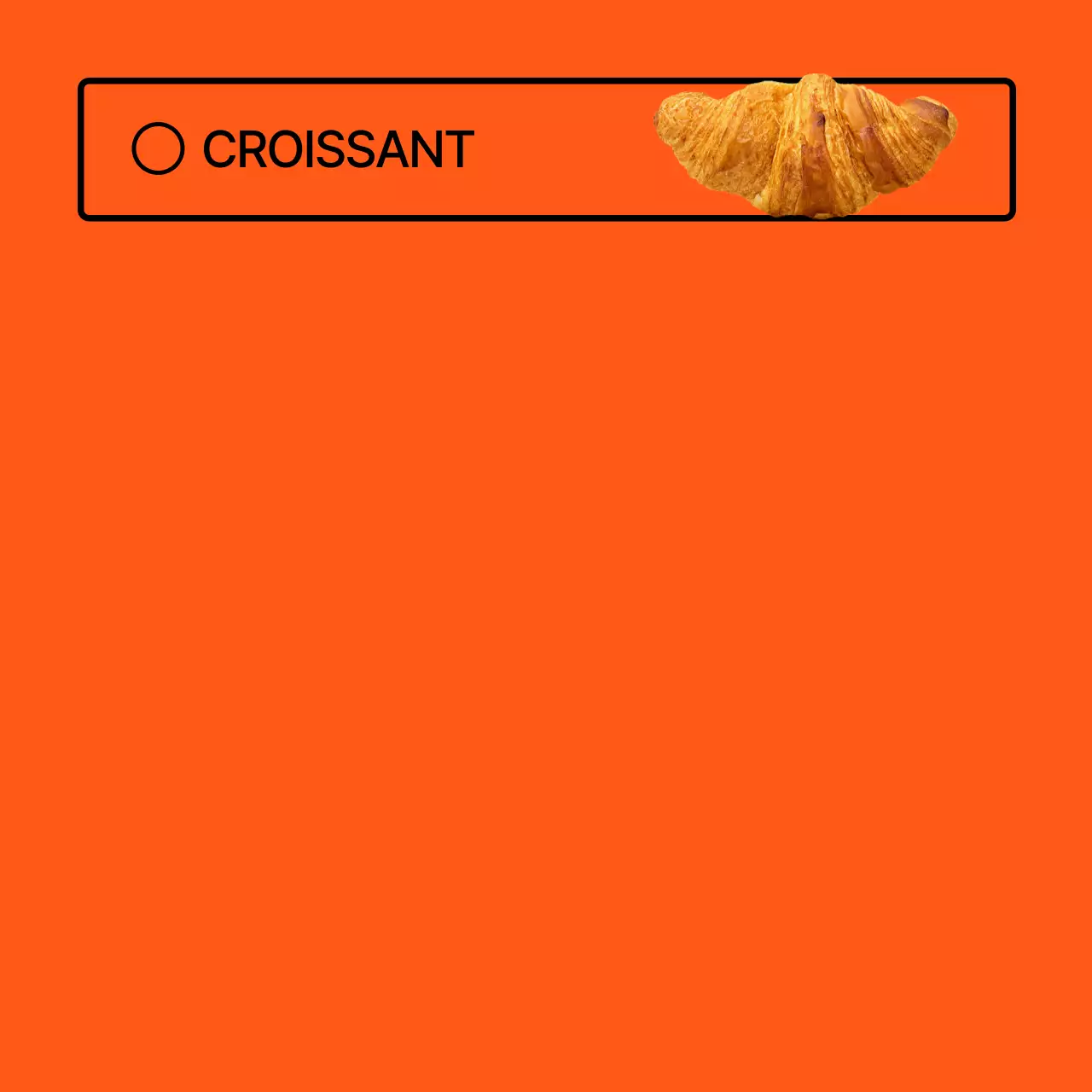 Promouvoir le Café Minimaliste Orange