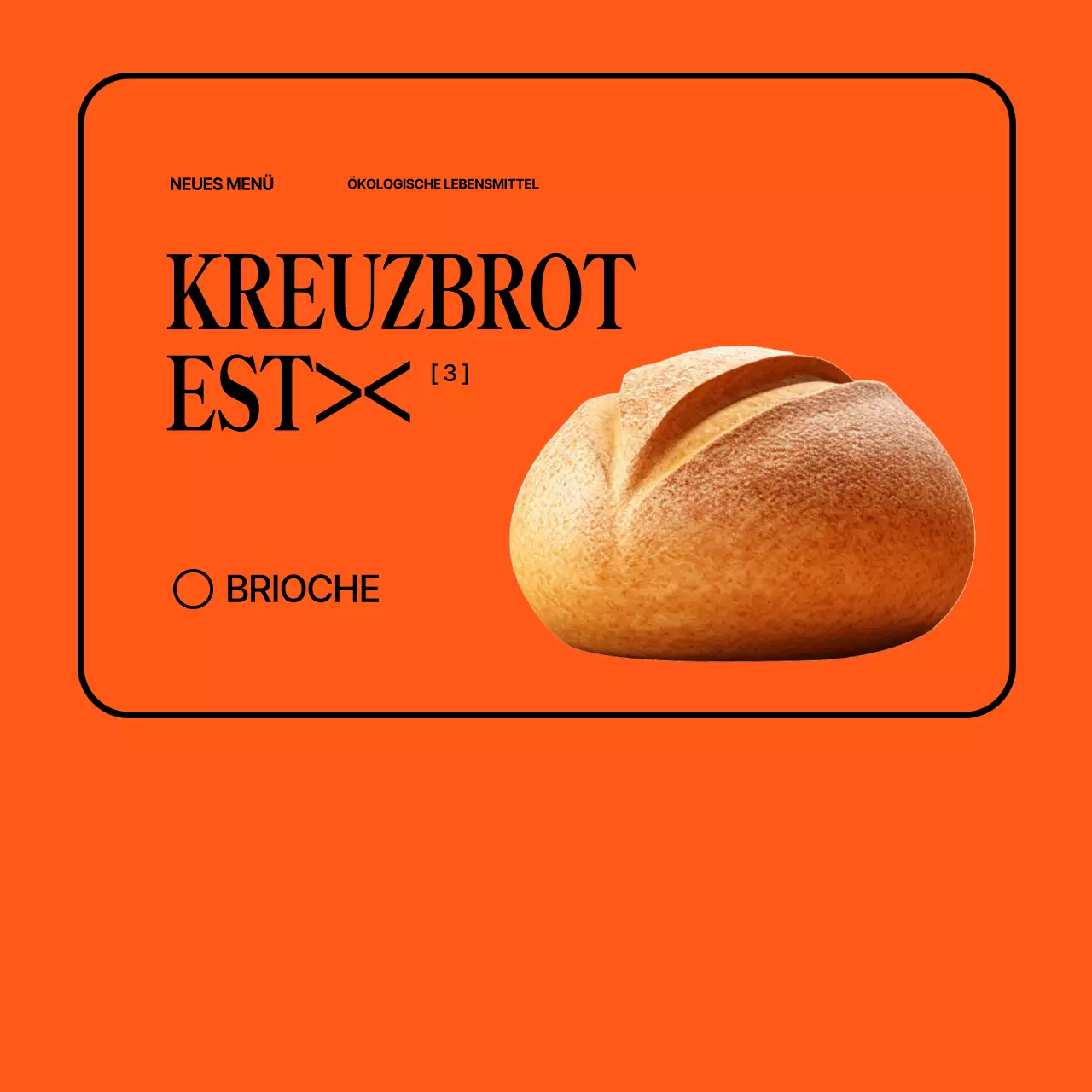 Orange Minimalistisches Cafe fördern