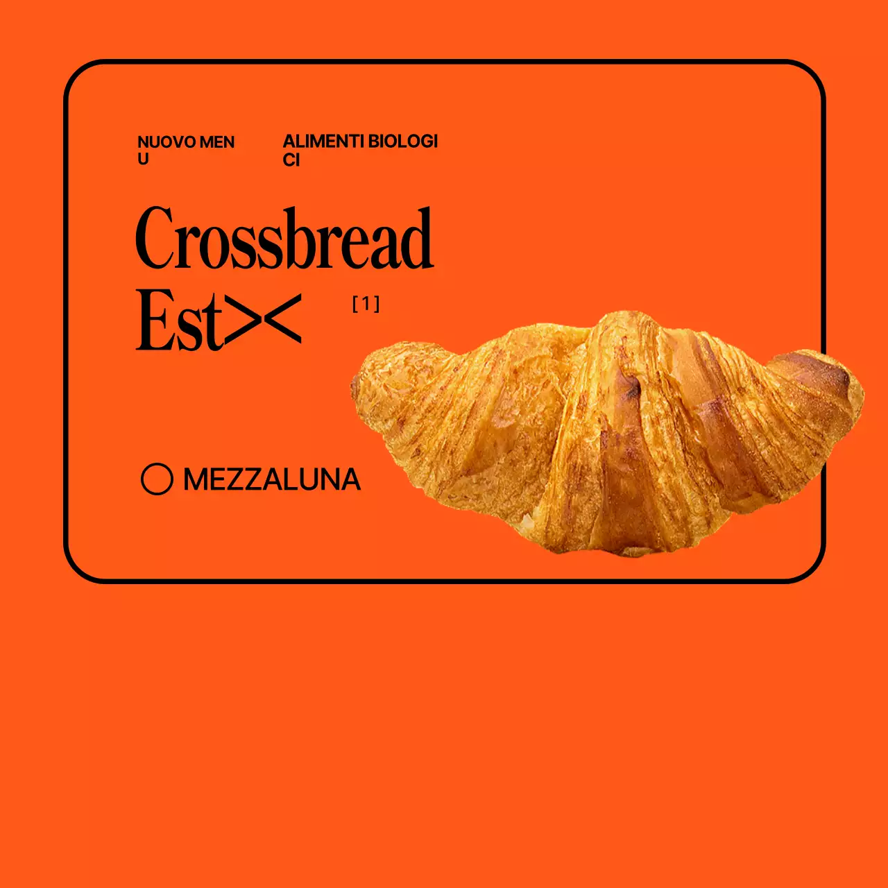 Promuovere il Caffè minimalista arancione