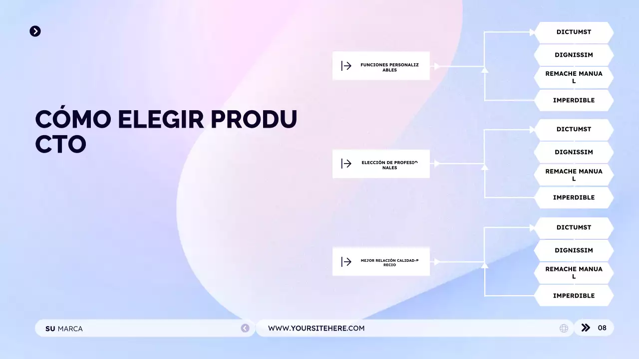 Catálogo de productos para su marca