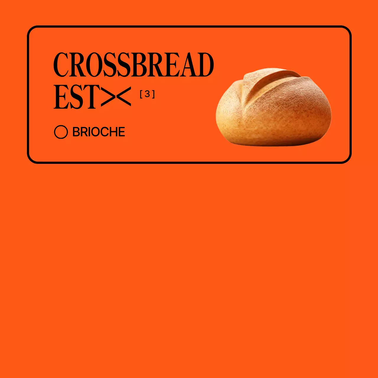 Oranje minimalistisch café promoten