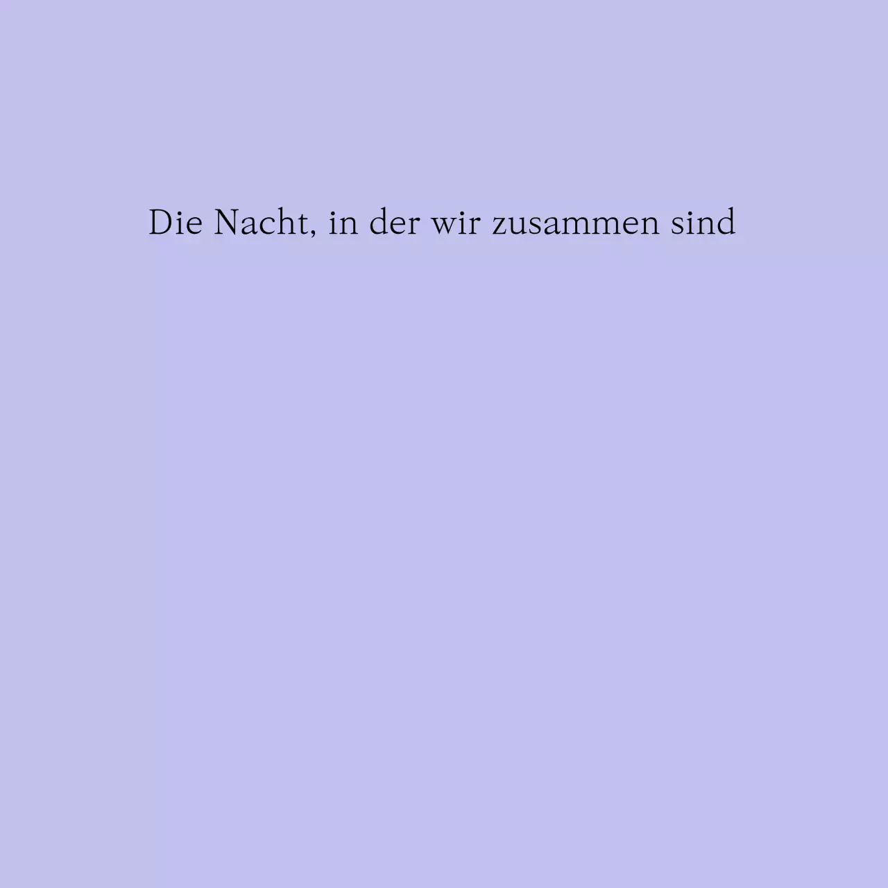 Minimalistische literarische Phrasen