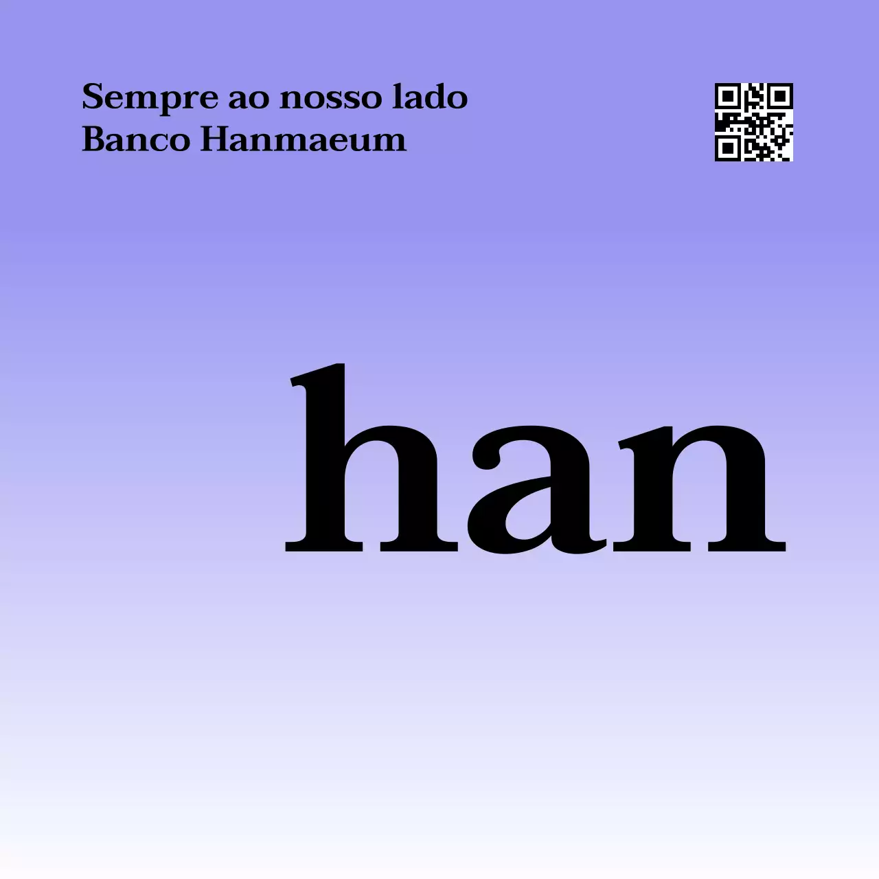 Design de logótipo minimalista em gradiente