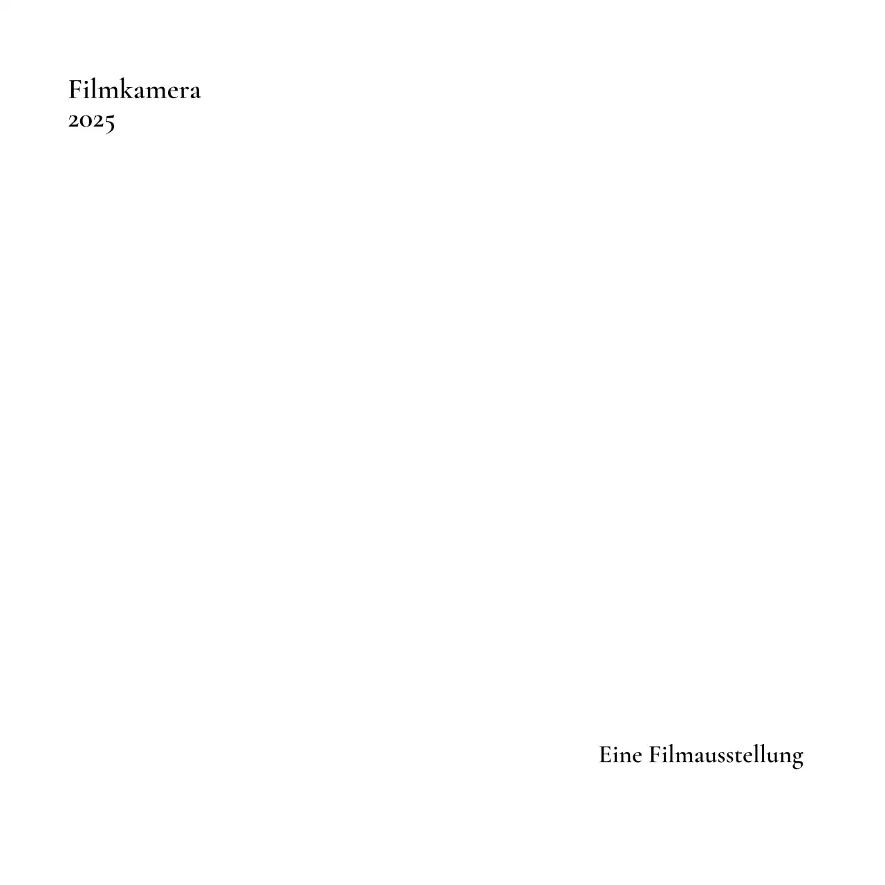 Pastell Minimal Ausstellungsführer