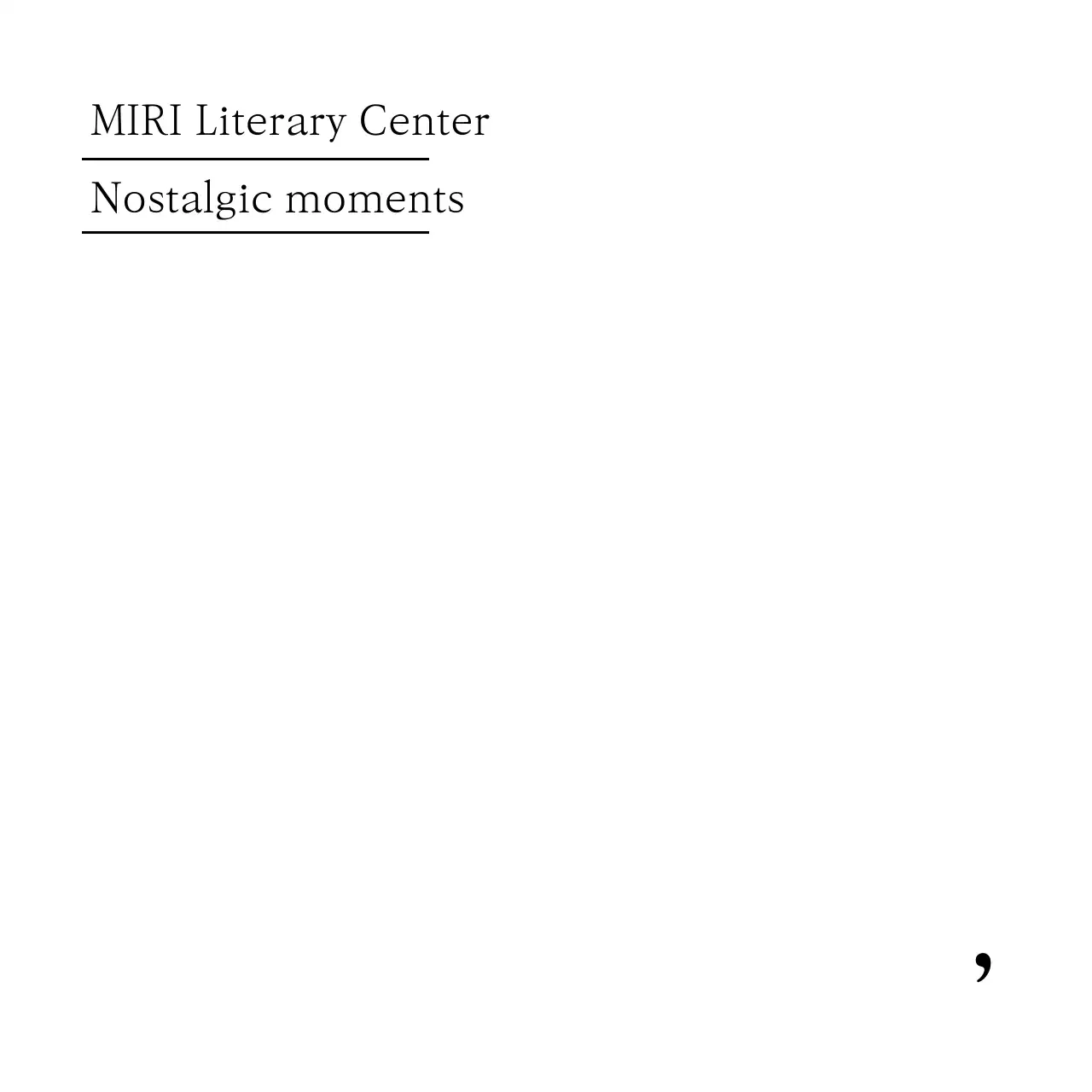 Panduan untuk literatur minimalis