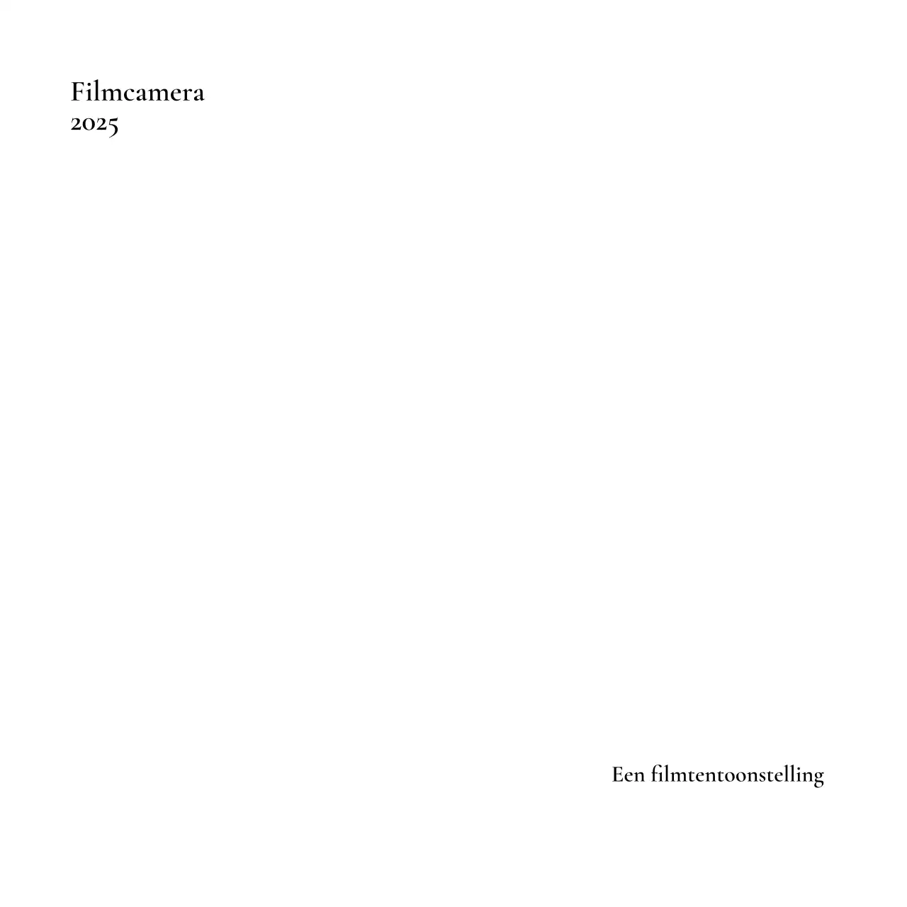 Pastel Minimal Tentoonstellingsgids