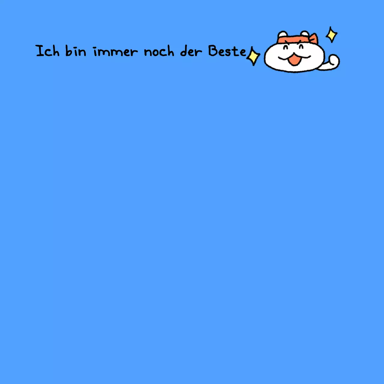 Weißer niedlicher glücklicher Schnörkel