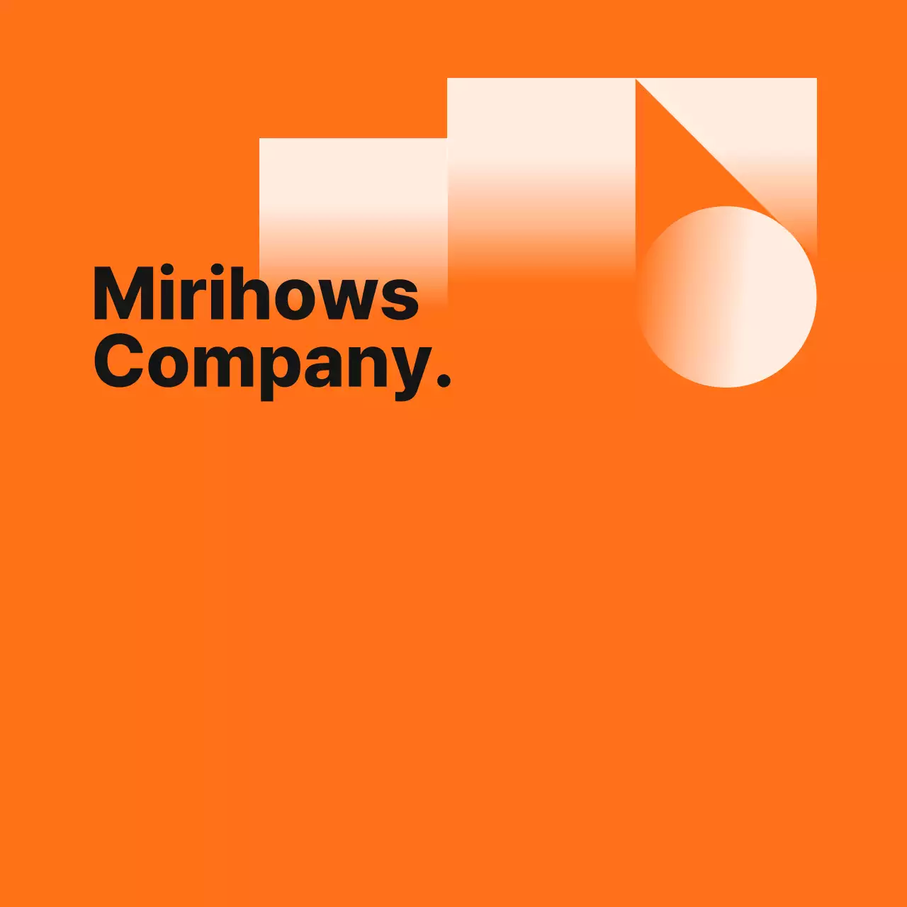 Perlengkapan selamat datang perusahaan dalam warna oranye-hitam