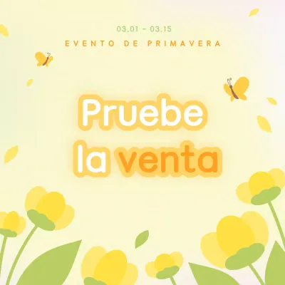 Yellow Cute Rebajas de primavera