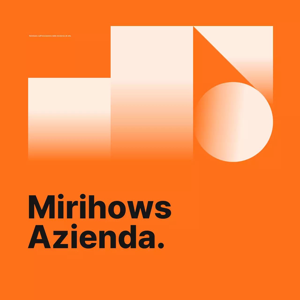 Kit di benvenuto aziendale in arancione-nero