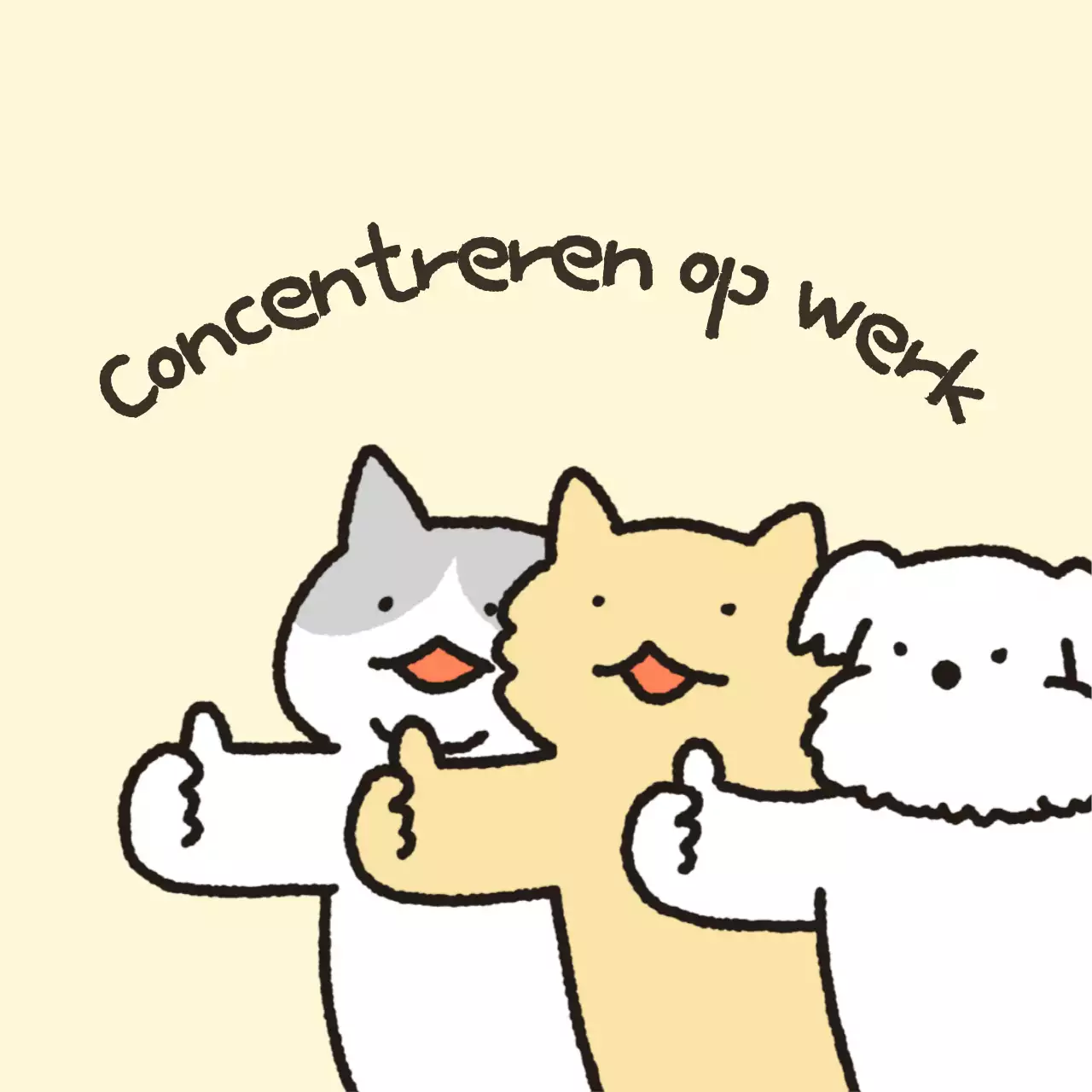 Schattige geïllustreerde dagelijkse notities