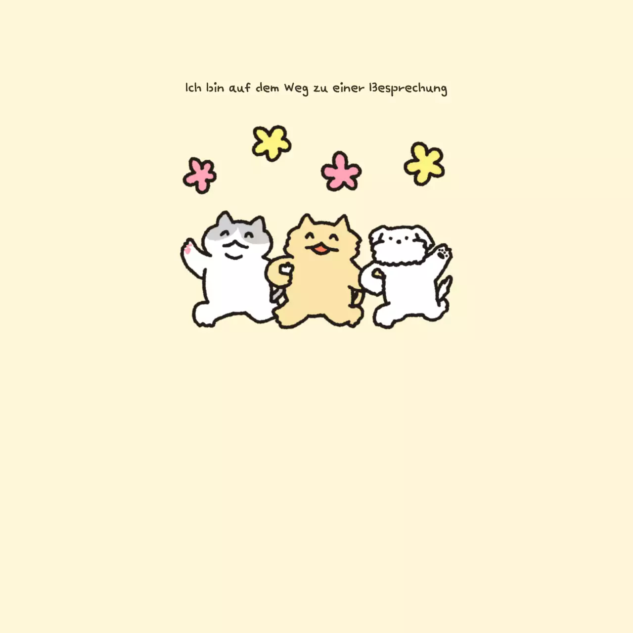 Niedlich illustrierte tägliche Notizen