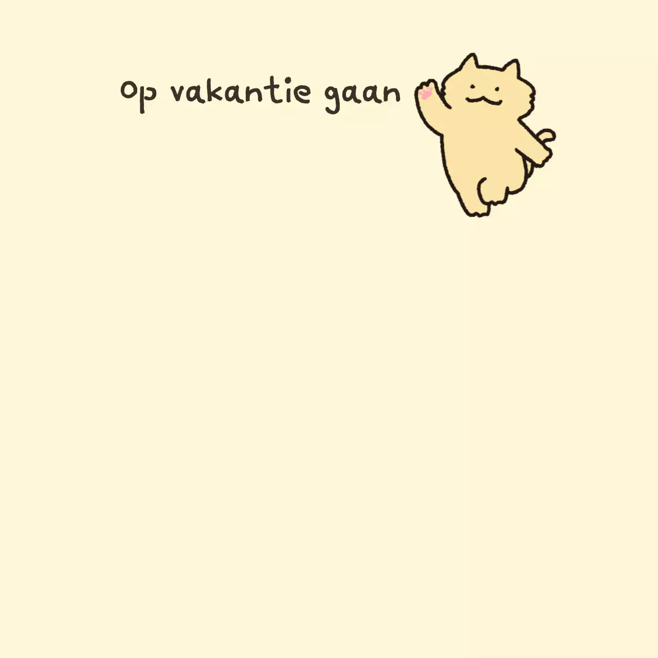 Schattige geïllustreerde dagelijkse notities