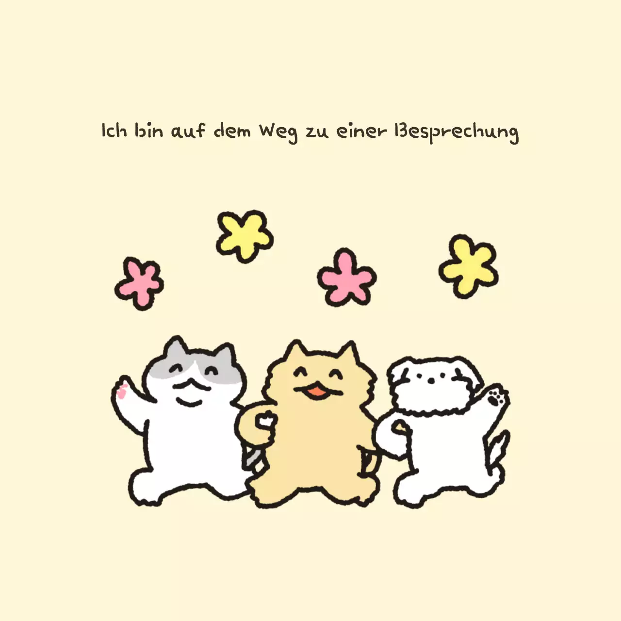 Niedlich illustrierte tägliche Notizen